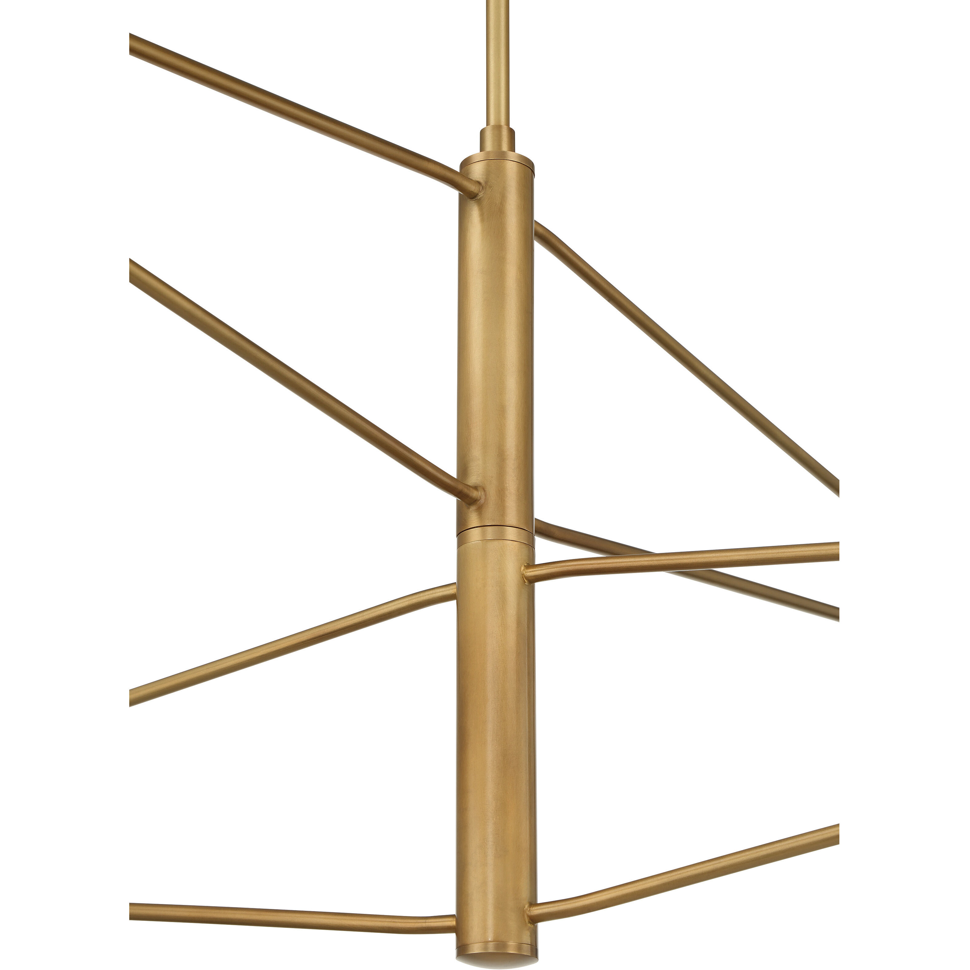 Orion 4 Light 53 inch Legacy Brass Chandelier Ceiling Light