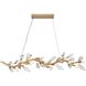 Canada LED 17.7 inch Gold Chandelier Ceiling Light