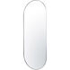 Capsule 60 X 24 inch Chrome Wall Mirror in Painted Chrome