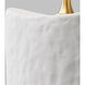 Hable Cenotes 27.75 inch 9 watt Matte White Ceramic Table Lamp Portable Light