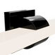 Flatte LED 24 inch Black Chrome Bath Vanity & Wall Light in Black/Chrome, dweLED