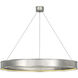 Chapman & Myers Connery LED 50 inch Polished Nickel Ring Chandelier Ceiling Light