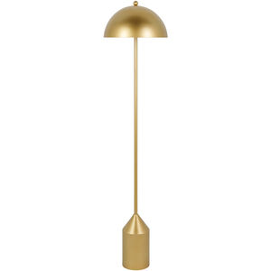 Elder 59 inch 150 watt Gold Accent Floor Lamp Portable Light
