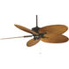 Blades Plastic Composite Palm Brown/Red 22 inch each Fan Blades