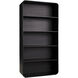 Paloma Matte Black Bookcase