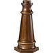 Outdoor Post Base 19.5 inch Astral Bronze Outdoor Post Base