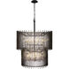 Park Row 14 Light 32 inch Matte Black and French Gold Chandelier Ceiling Light
