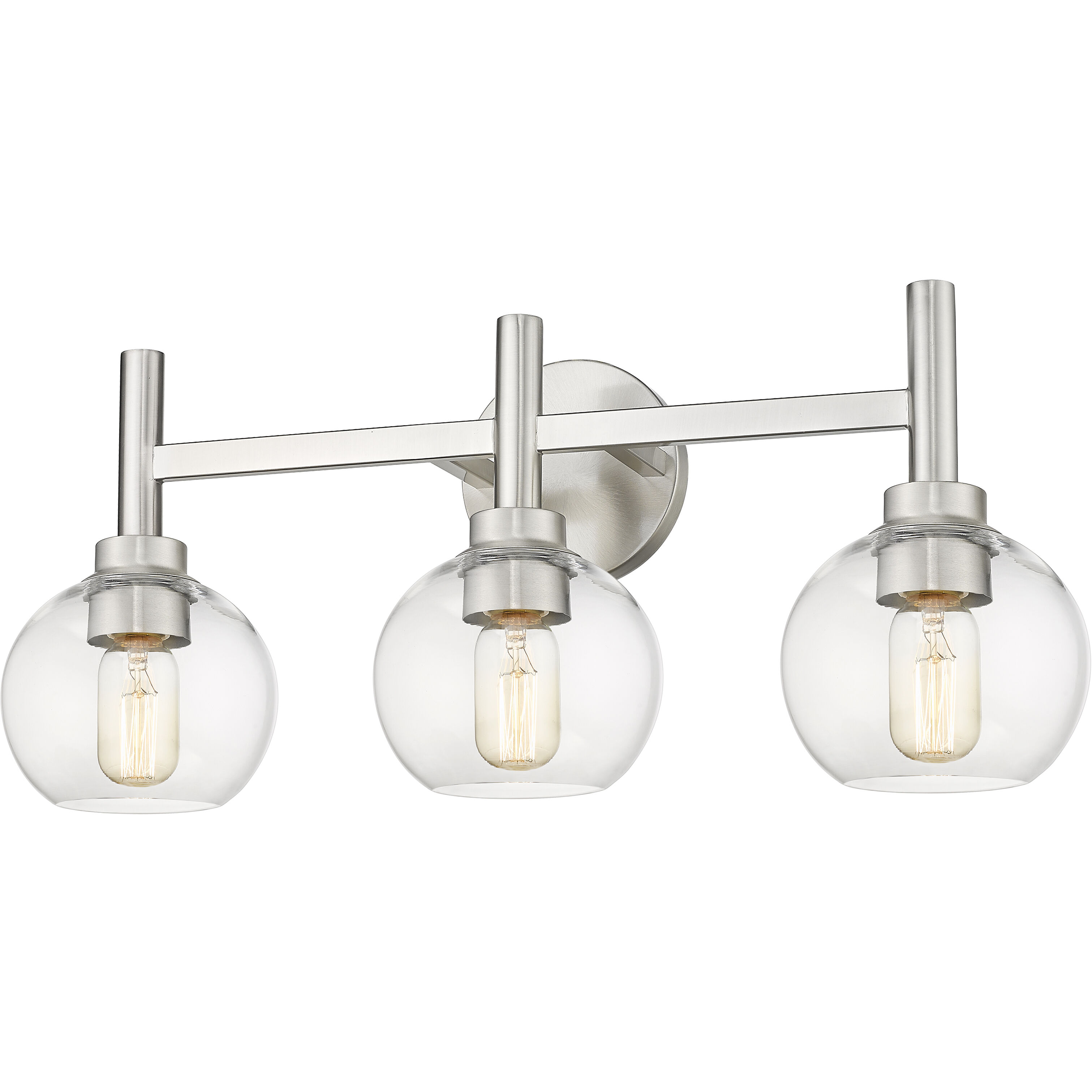 Sutton 3 Light 23.75 inch Brushed Nickel Vanity Wall Light