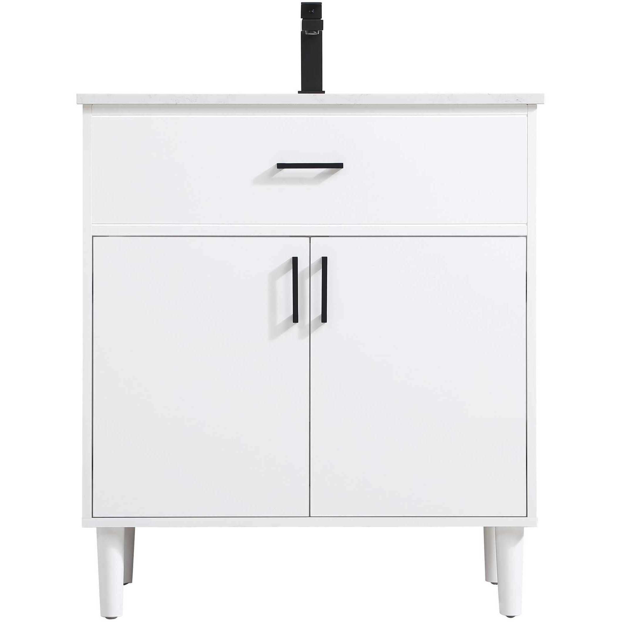 Chandler 30 X 34 inch White Bathroom Vanity Cabinet