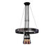 Hero LED 31.5 inch Graphite / Steel Chandelier Ceiling Light