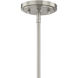 Octave 1 Light 8 inch Satin Nickel Pendant Ceiling Light, Essentials