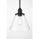 Barwell 1 Light 10 inch Coal Black Mini Pendant Ceiling Light