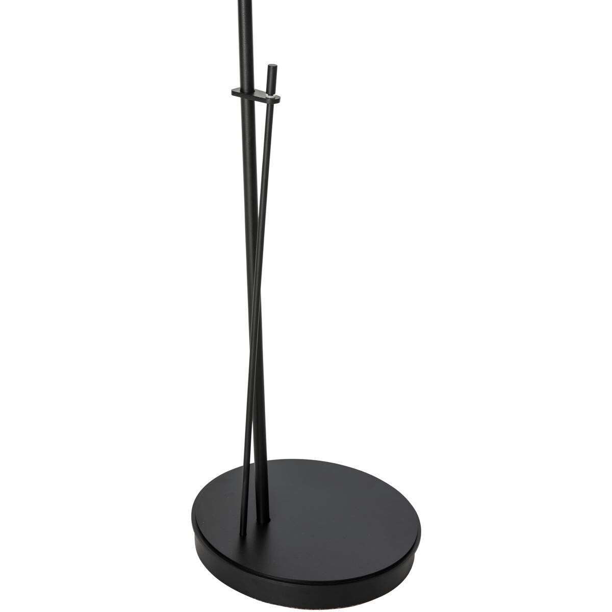 Vertex 83.1 inch 60 watt Black and Sterling Floor Lamp Portable Light in Black/Sterling