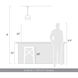 Yep Aalto 2 Light 8.63 inch Light Walnut Pendant Ceiling Light
