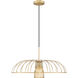 Valencia 1 Light 24 inch Modern Gold Pendant Ceiling Light