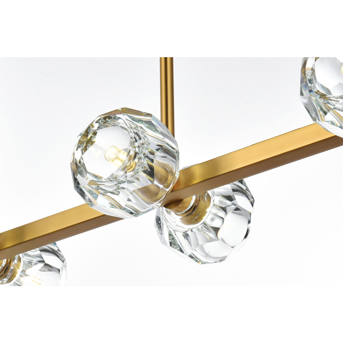 Eren 8 Light 8 inch Satin Gold Pendant Ceiling Light