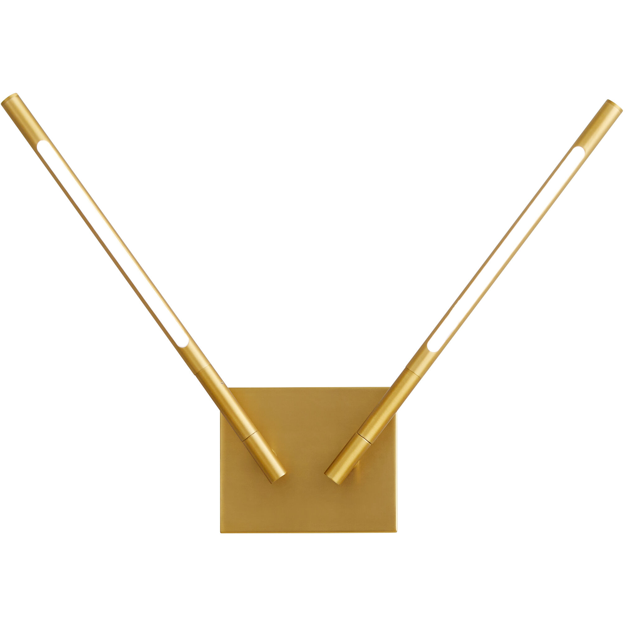 Palillos LED 5.5 inch Aged Brass Sconce Wall Light