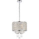 Elise 4 Light 14 inch Chrome Pendant Ceiling Light
