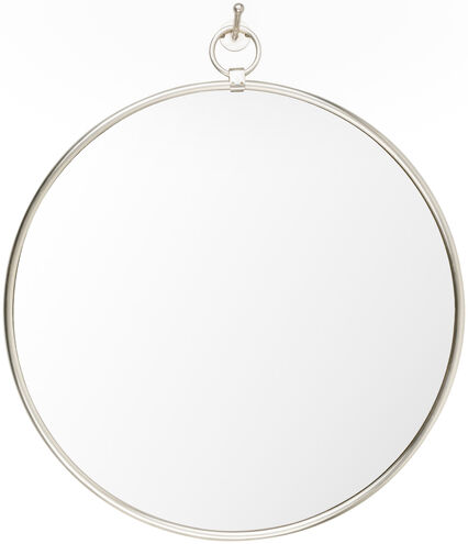 Globes 35.5 X 31.5 inch Light Grey Mirror, Round