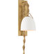 Cordon 1 Light 7.5 inch Legacy Brass Wall Sconce Wall Light