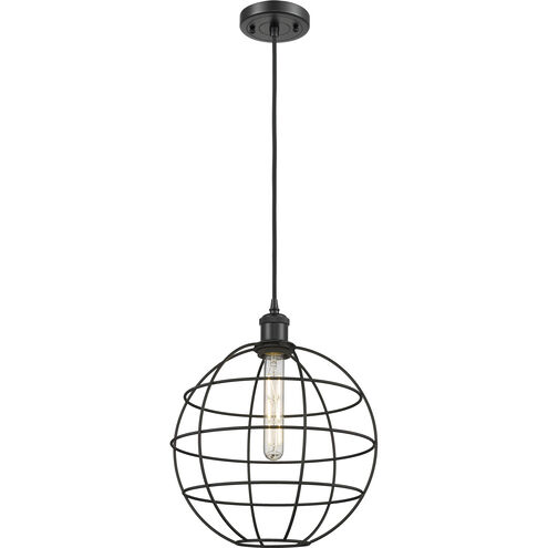 Lake Placid 1 Light 12 inch Matte Black Pendant Ceiling Light
