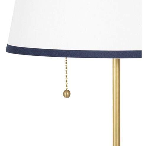 Daisy 26.25 inch 100.00 watt Natural Brass Table Lamp Portable Light