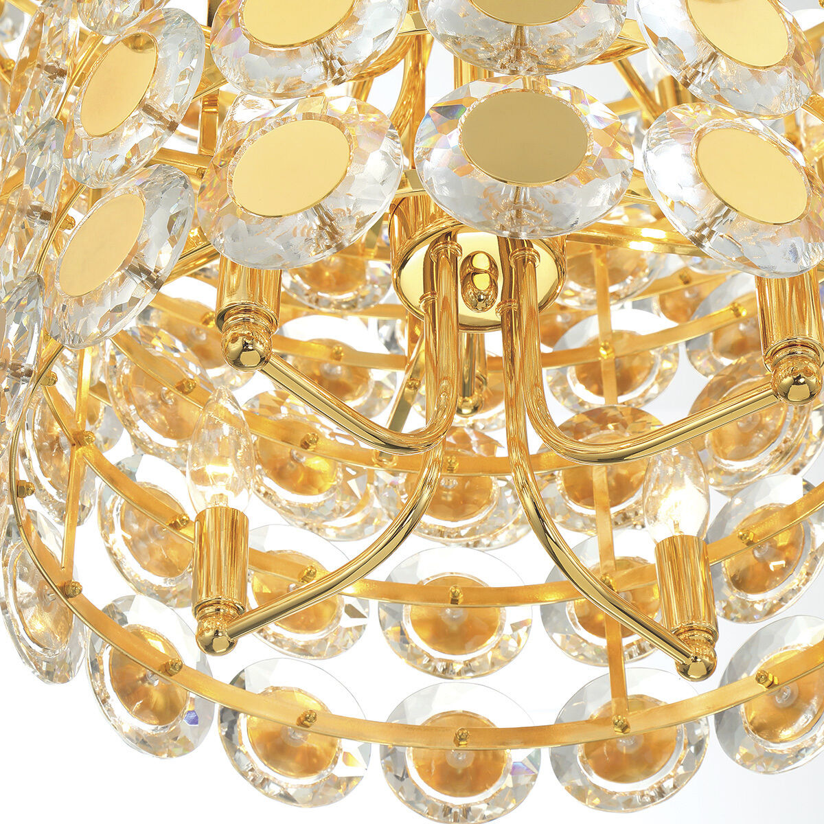 Perrene 24 Light 31.5 inch Gold Chandelier Ceiling Light