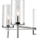 Oakland 5 Light 25 inch Chrome Chandelier Ceiling Light