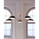 ED Ellen DeGeneres Jane 5 Light 47.63 inch Midnight Black Chandelier Ceiling Light