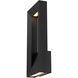 Paletto LED 16 inch Sand Black Wall Sconce