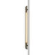 Kelly Wearstler Rousseau LED 2.5 inch Polished Nickel Bracketed Sconce Wall Light, Large
