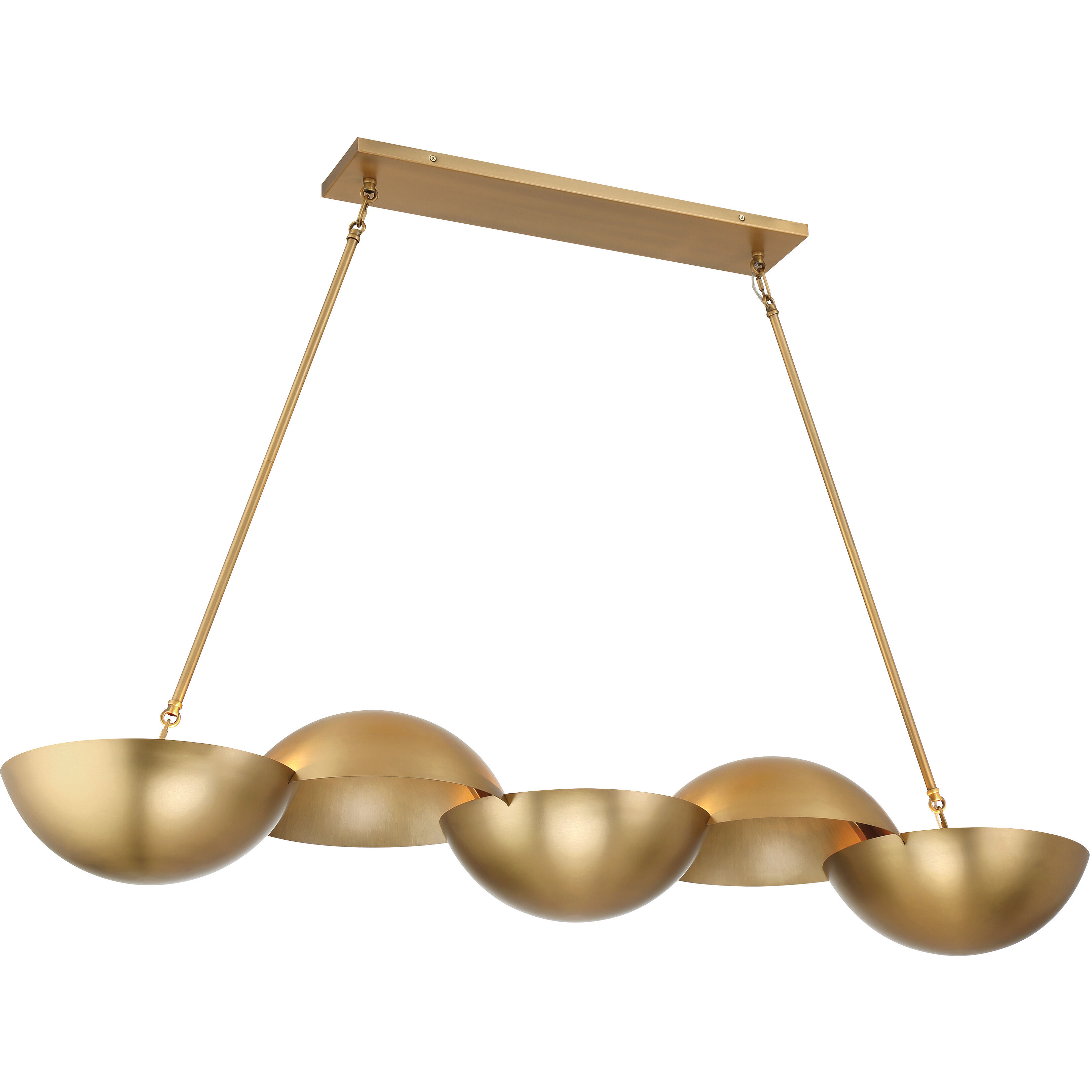 Ivy Lane Island Light Ceiling Light in Legacy Brass