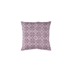 D Orsay 20 X 20 inch Mauve and Dark Purple Throw Pillow