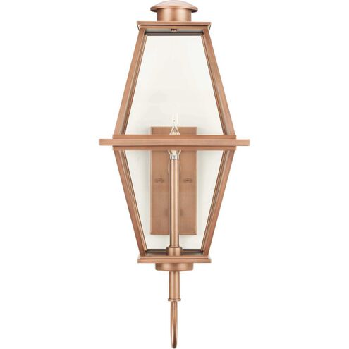 Bradshaw 1 Light 32 inch Antique Copper Outdoor Wall Lantern, Design Series