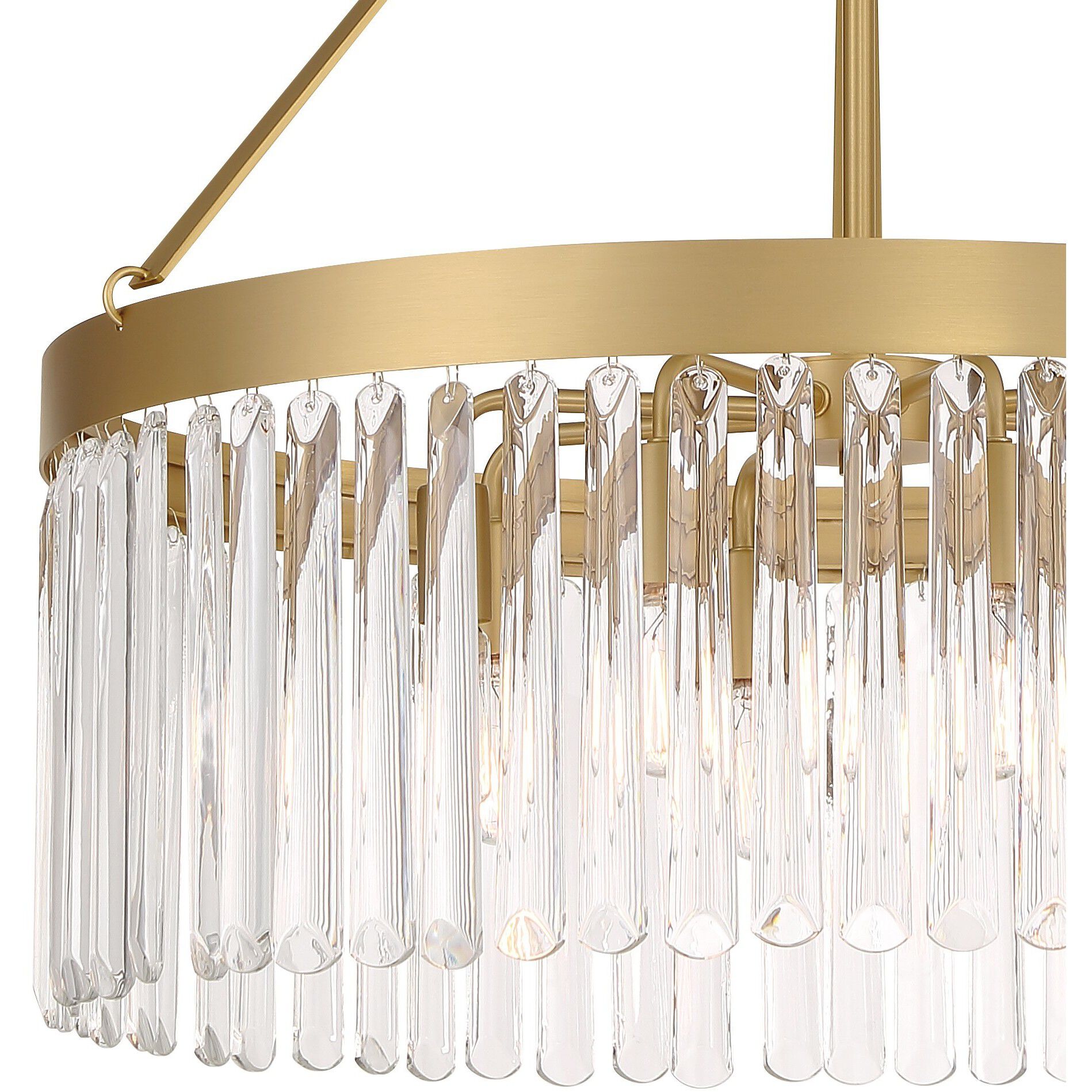 Emory 8 Light 24 inch Modern Gold Chandelier Ceiling Light