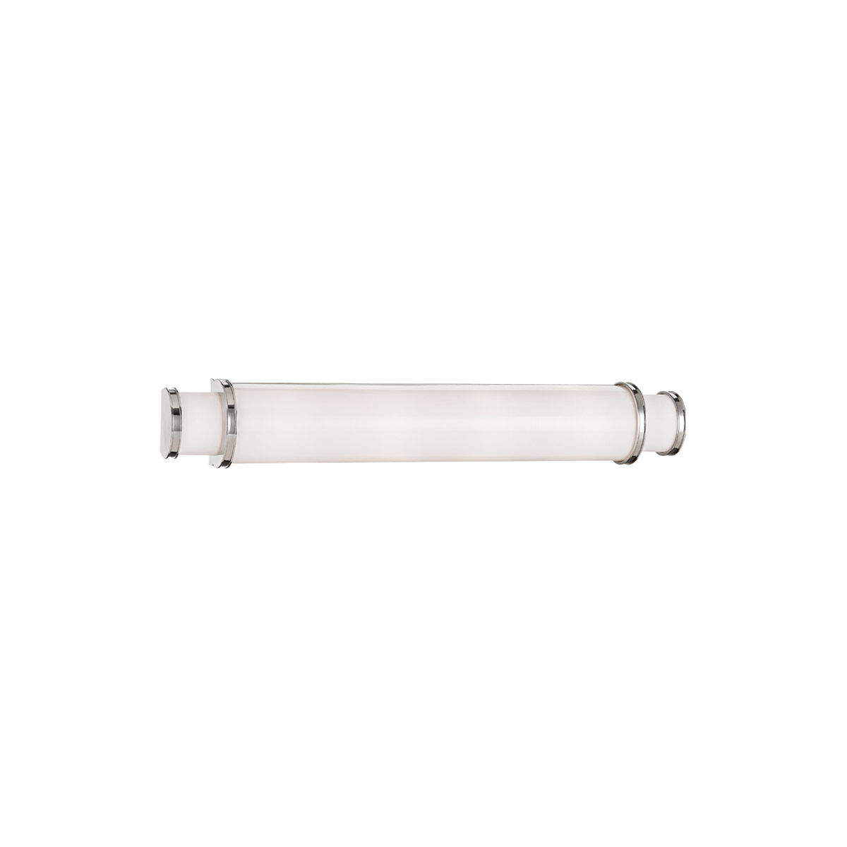 Malcolm LED 4.75 inch Polished Nickel Bath Light Wall Light, White