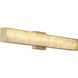 Divinely LED 3 inch Celeste Brass ADA Wall Sconce Wall Light