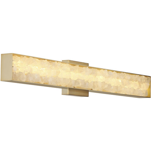 Divinely LED 3 inch Celeste Brass ADA Wall Sconce Wall Light