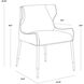 Gianni Dillon Cream / Dillon Thunder Dining Chair