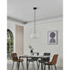 Balmes 1 Light 16.34 inch Black Pendant Ceiling Light