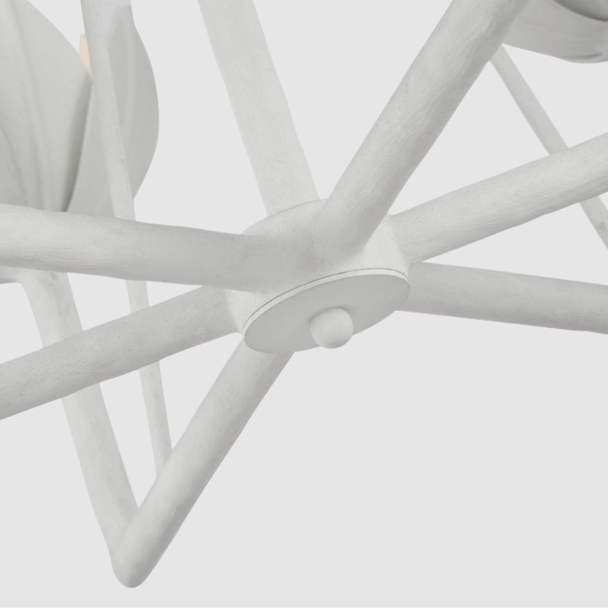 Julie Neill Alberto LED 28.75 inch Plaster White Low Ceiling Chandelier Ceiling Light, Small