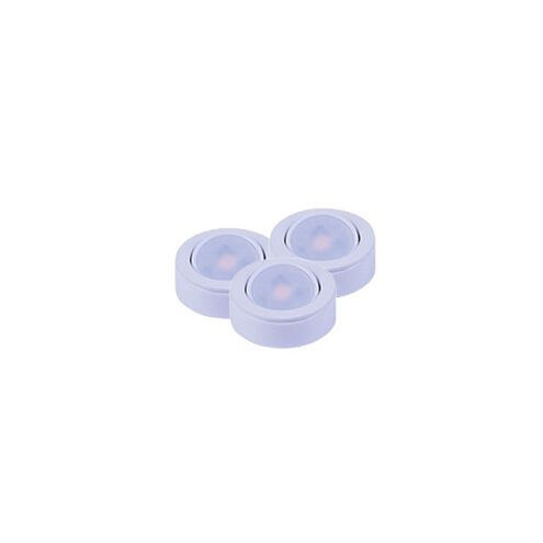 CounterMax MX-LD-AC 120 LED 3 inch White Under Cabinet Disc
