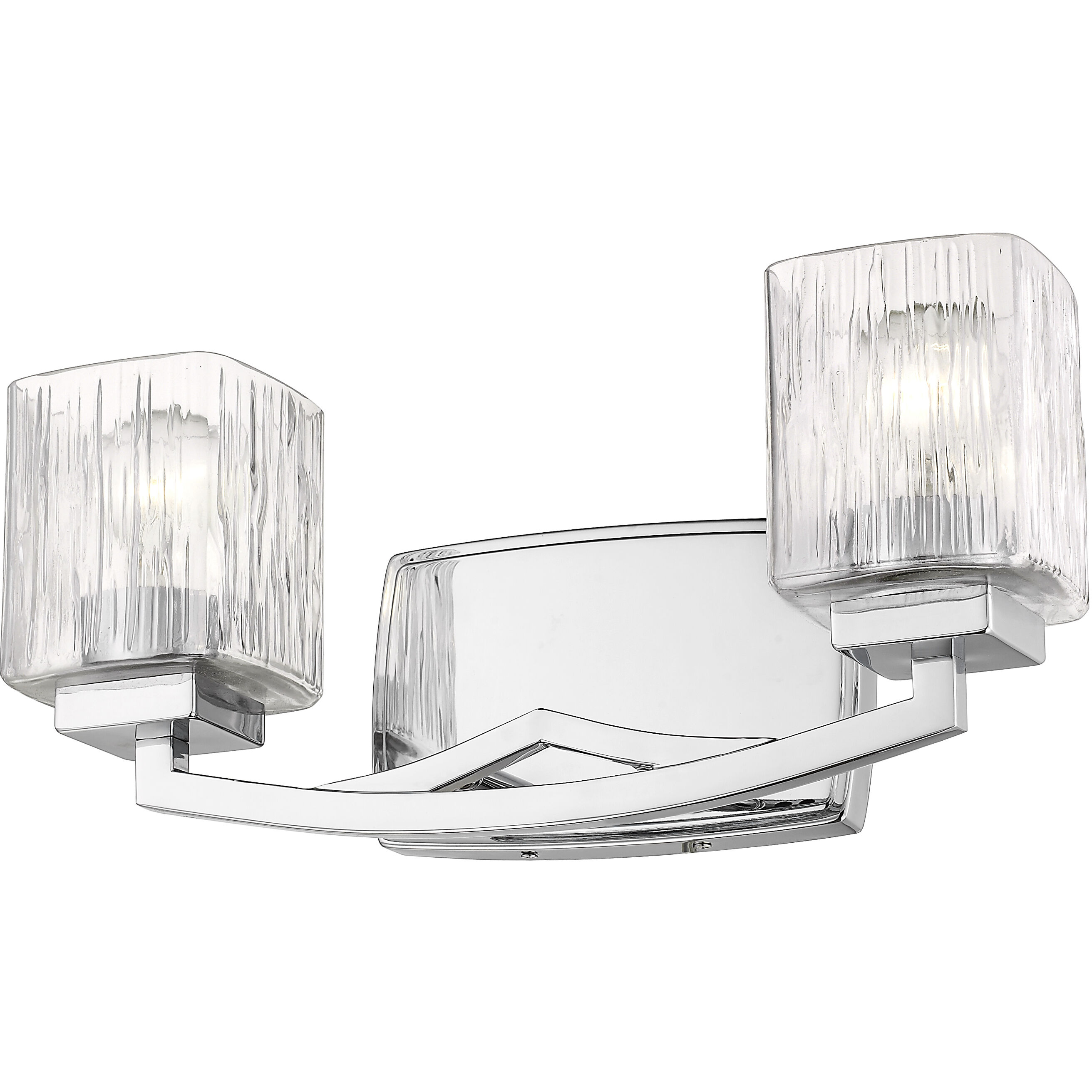 Zaid 2 Light 16 inch Chrome Vanity Wall Light