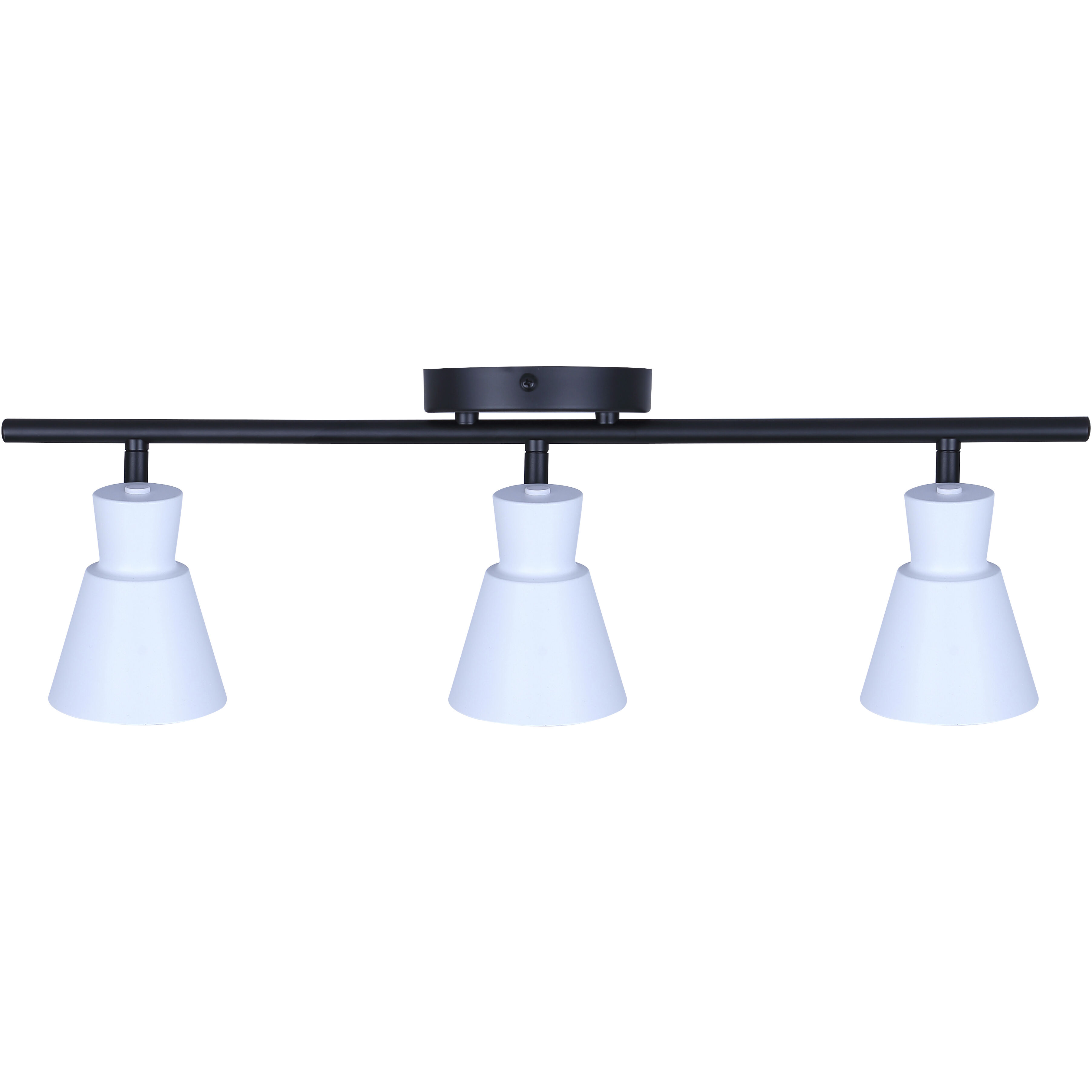Radley 3 Light Black/White Track Lighting Ceiling Light