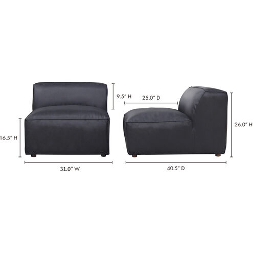 Form Vantage Black Slipper Chair
