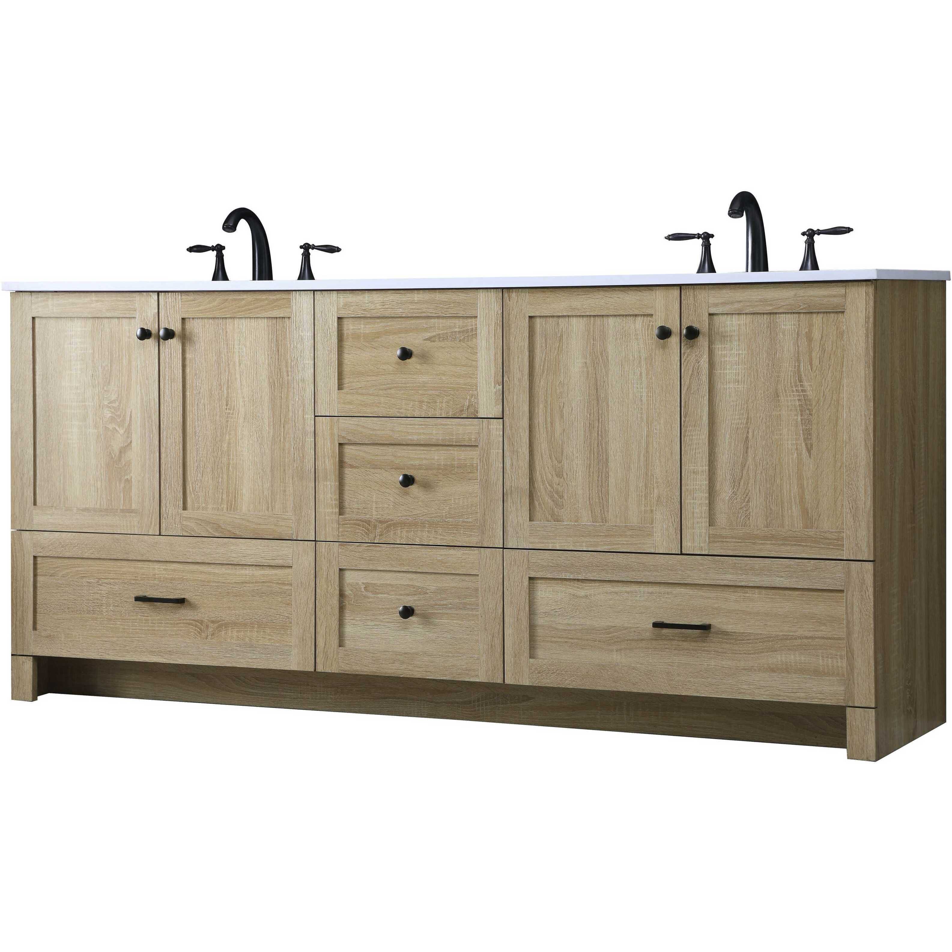Soma 72 X 34 inch Mango Wood Bathroom Vanity Cabinet
