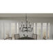 Abner 18 Light 32 inch Matte Black Chandelier Ceiling Light