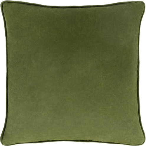 Safflower 20 X 20 inch Medium Green Pillow Kit, Square