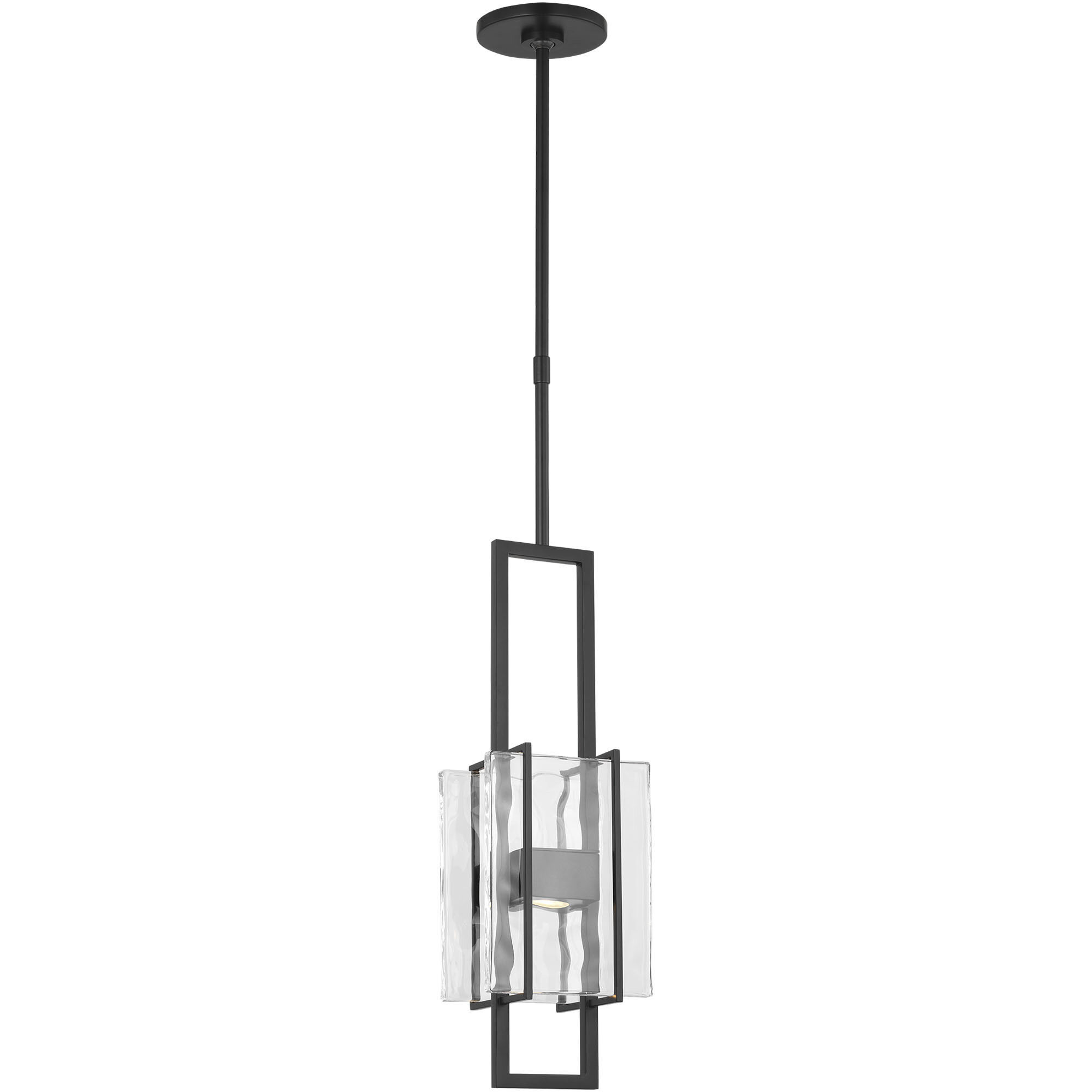 Mick De Giulio Duelle LED 4.8 inch Nightshade Black Pendant Ceiling Light