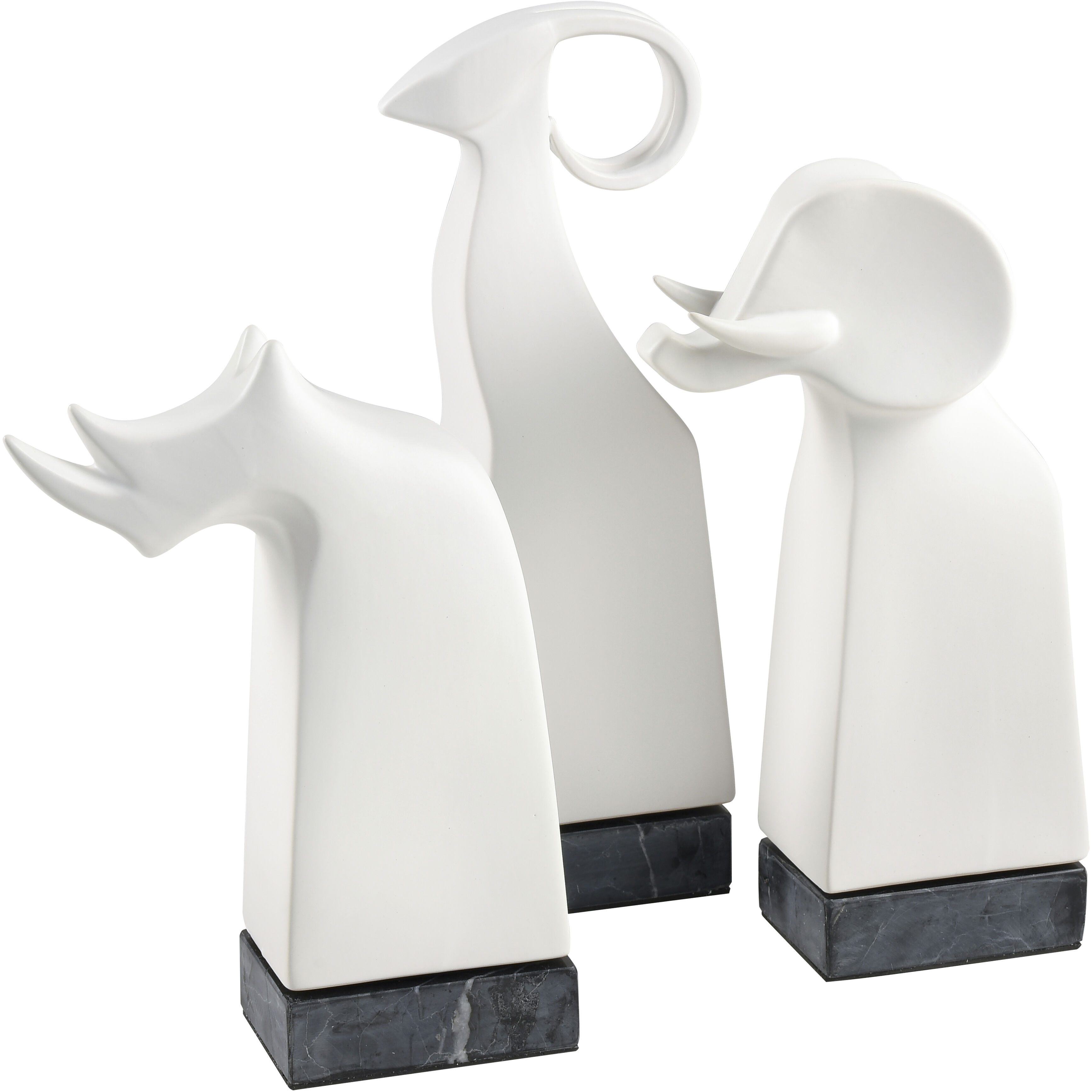 Serengeti 11.75 X 3 inch Sculpture, Rhino